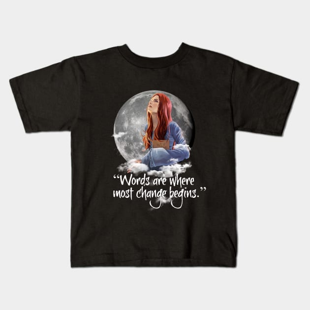 Shallan stormlight quote Kids T-Shirt by CAUTODIPELO